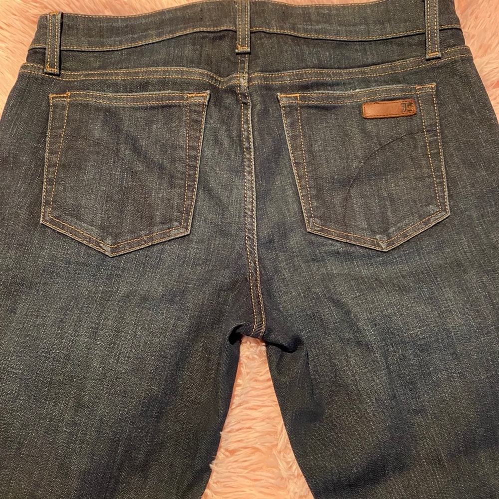 Joe’s designer jeans.  Classy 30X30 dark blue